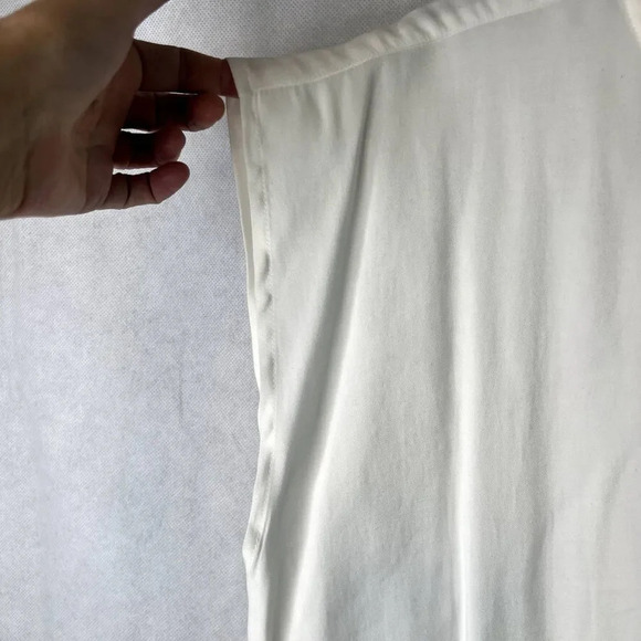 Alfani White Side Tie Sleeveless Layering Blouse Size XL - Picture 4 of 9